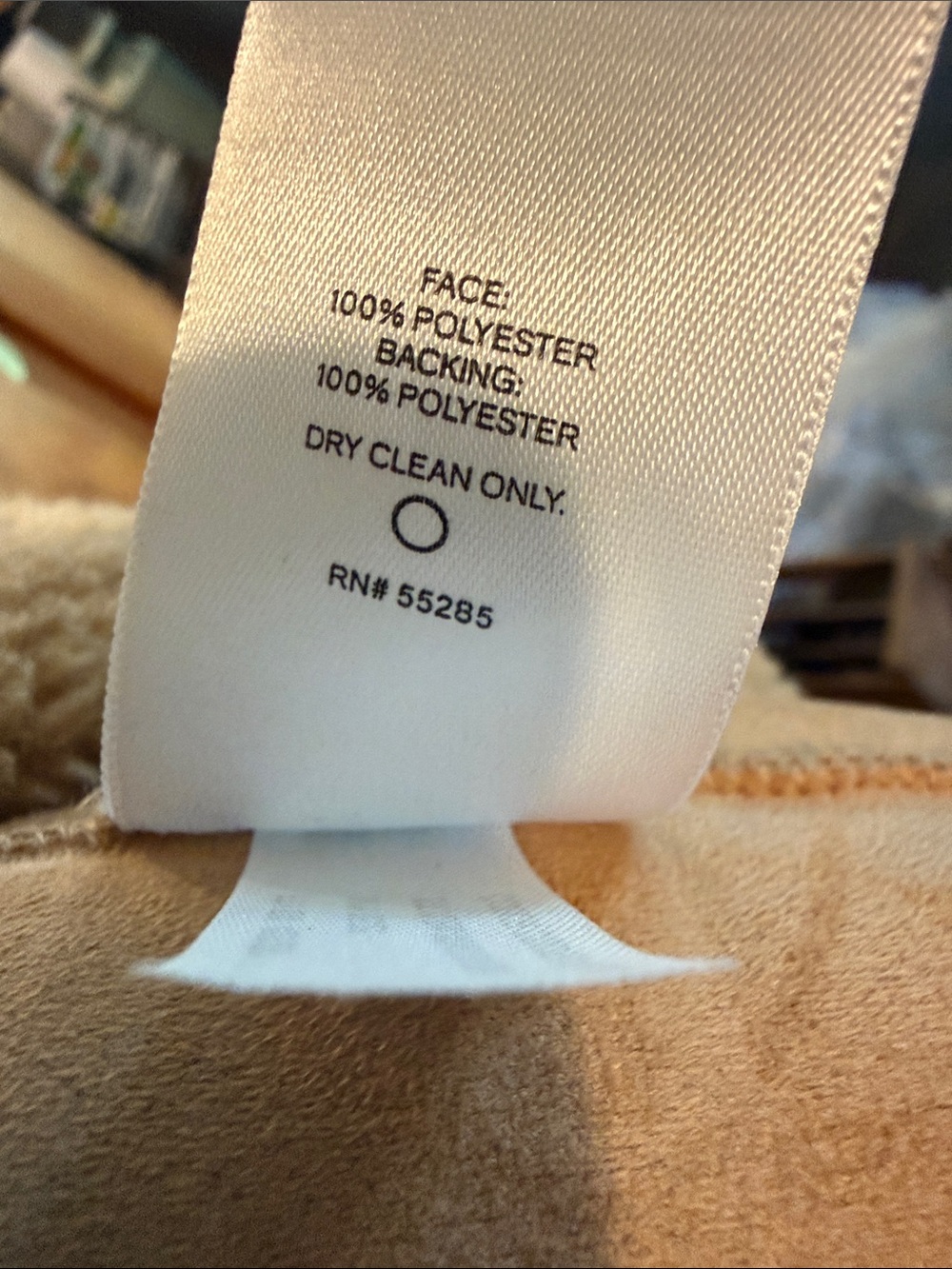 Express Tan Teddy Long Coat with Button Front - Picture 2 of 10